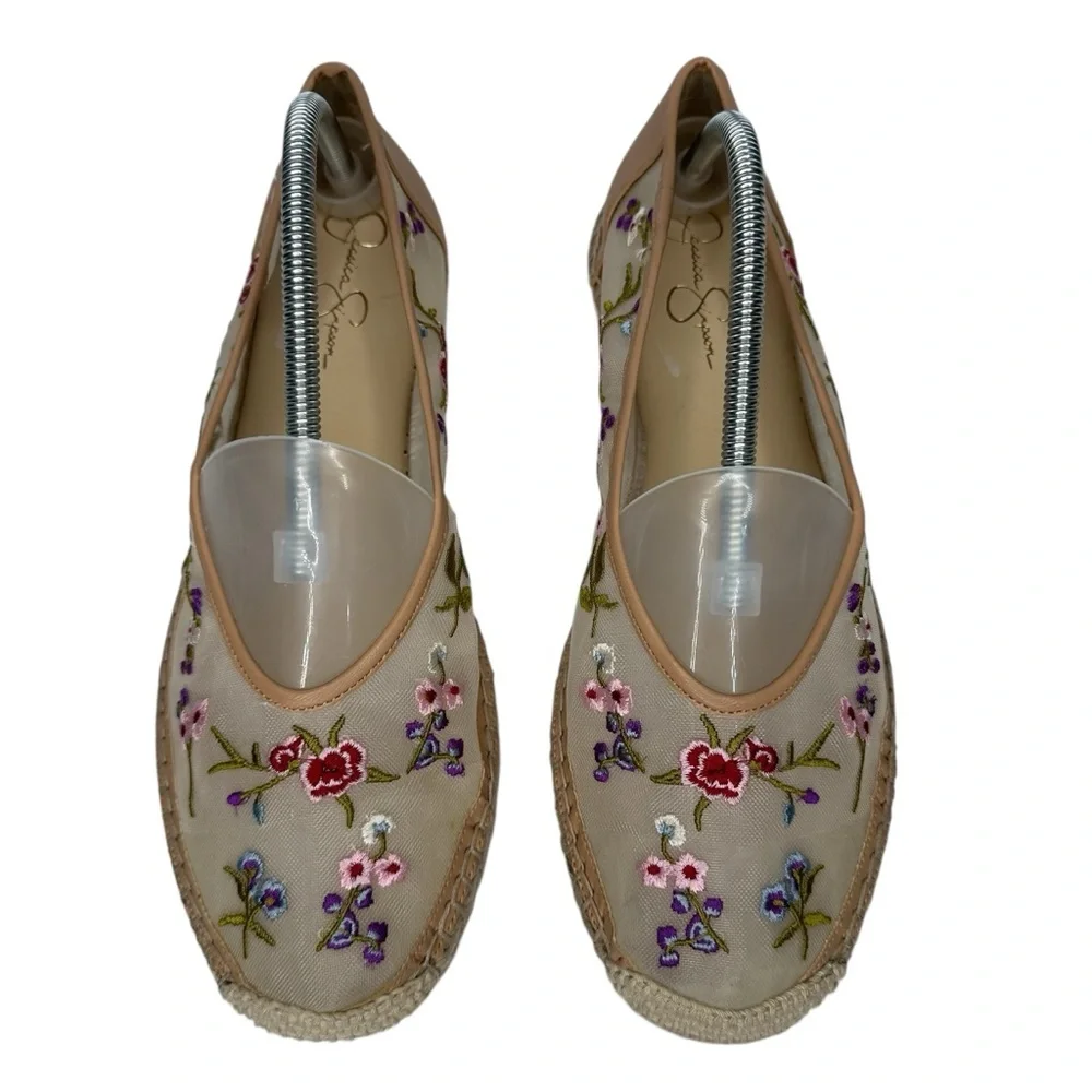 Jessica Simpson Women's Lucciea Mesh Espadrille Flats. Sz: 11